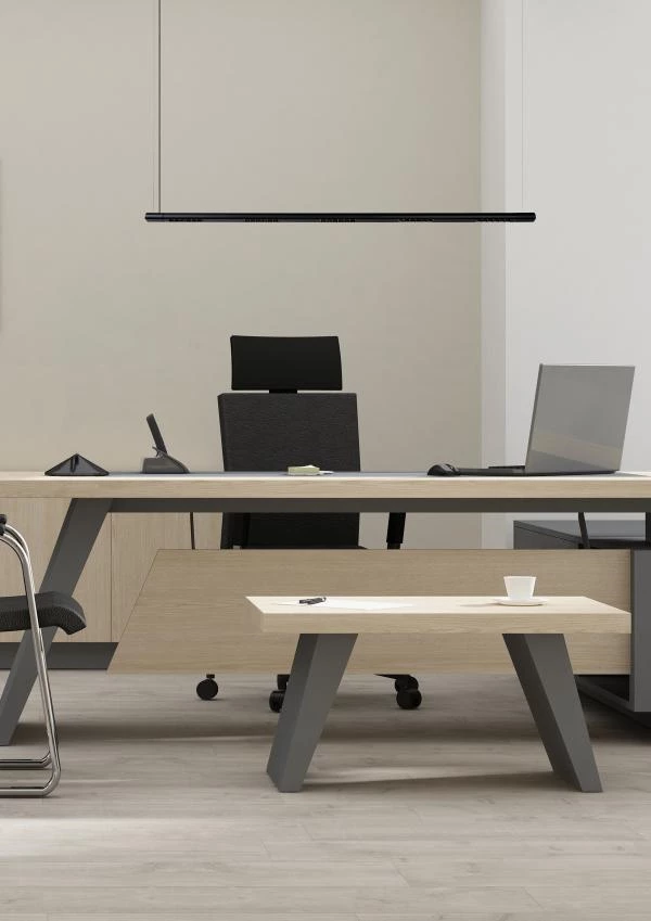 Lucide IZAK - Suspension - LED Dim. - 1x30W 2700K - Noir - SFEER 1